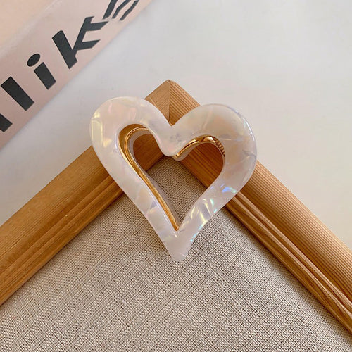 HEART HAIR CLIPS